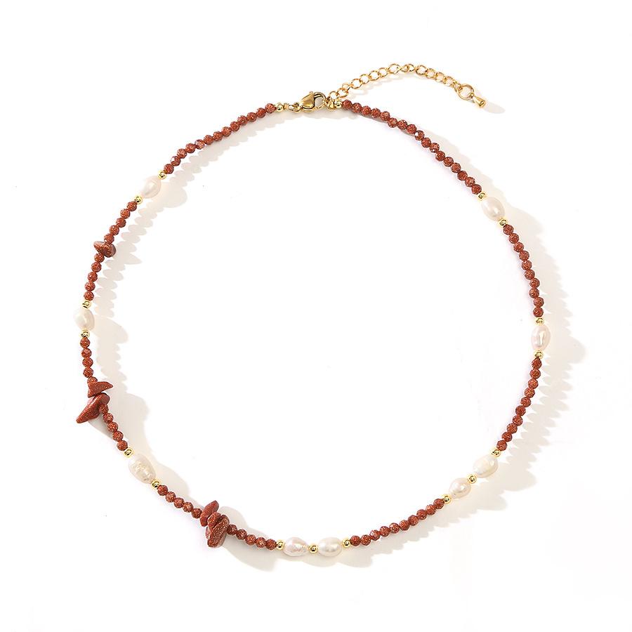 original pallisandro classico natural baroque pearl necklace light luxury ornament minority all-match elegance retro clavicle chain Item Picture