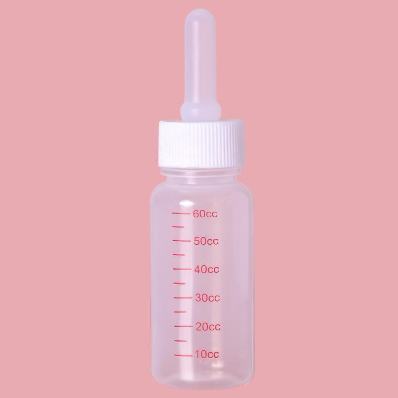 Pet Milk Bottle Factory Wholesale Pet Universal Feeding Bottle Kitten Puppy Silicone Nipple Colorful Milk-in-Water Feeding Magic Application Scenario