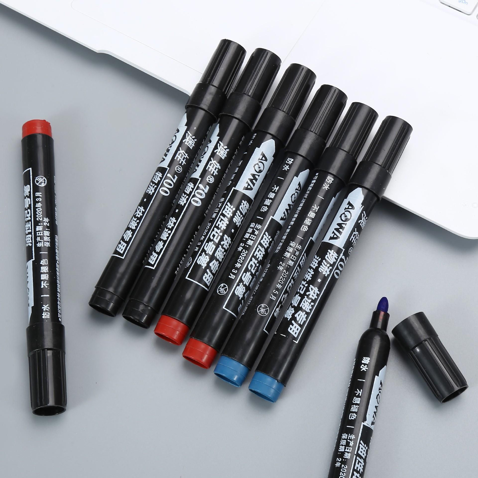 700 marking pen large capacity ink-adding oily marking marker colorfast marking key permanent marker wholesale