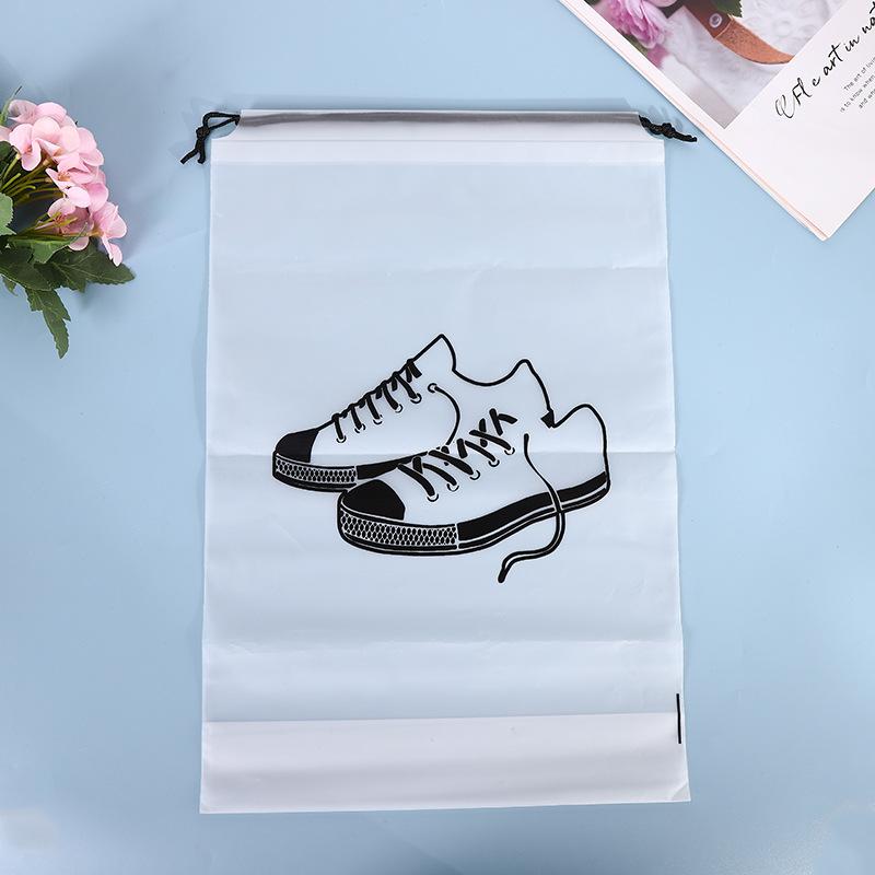 travel shoes buggy bag drawstring drawstring pocket dustproof shoe bag cartoon bear packing bag in stock waterproof cloth bag