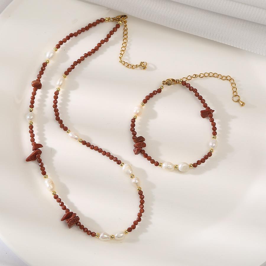 original pallisandro classico natural baroque pearl necklace light luxury ornament minority all-match elegance retro clavicle chain full figure