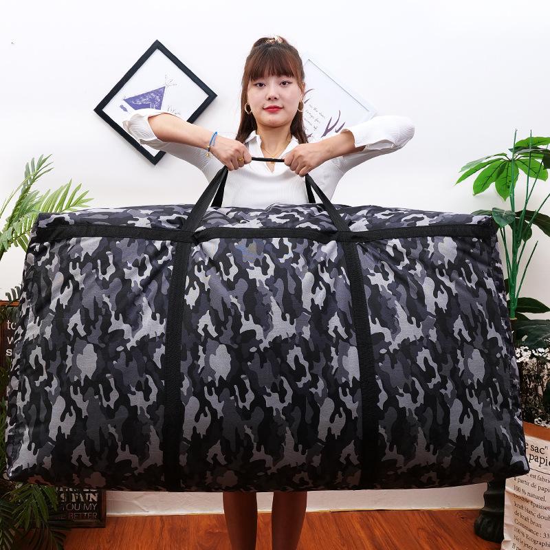 student camouflage moving bag clothing luggage packing bag waterproof thickened oxford cloth student military training camouflage storage bag