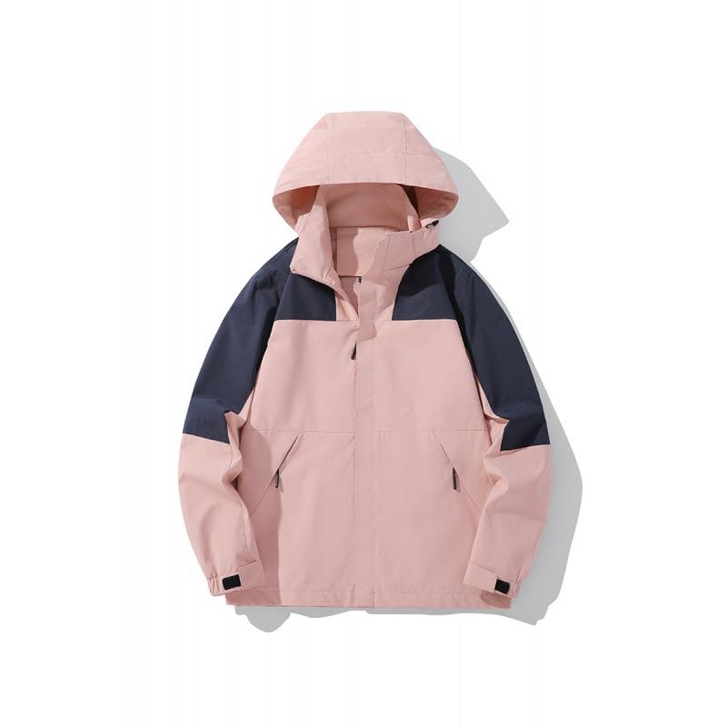fall 2023 men's outdoor jacket top fashion trendy patchwork jacket casual sports windbreaker jacket