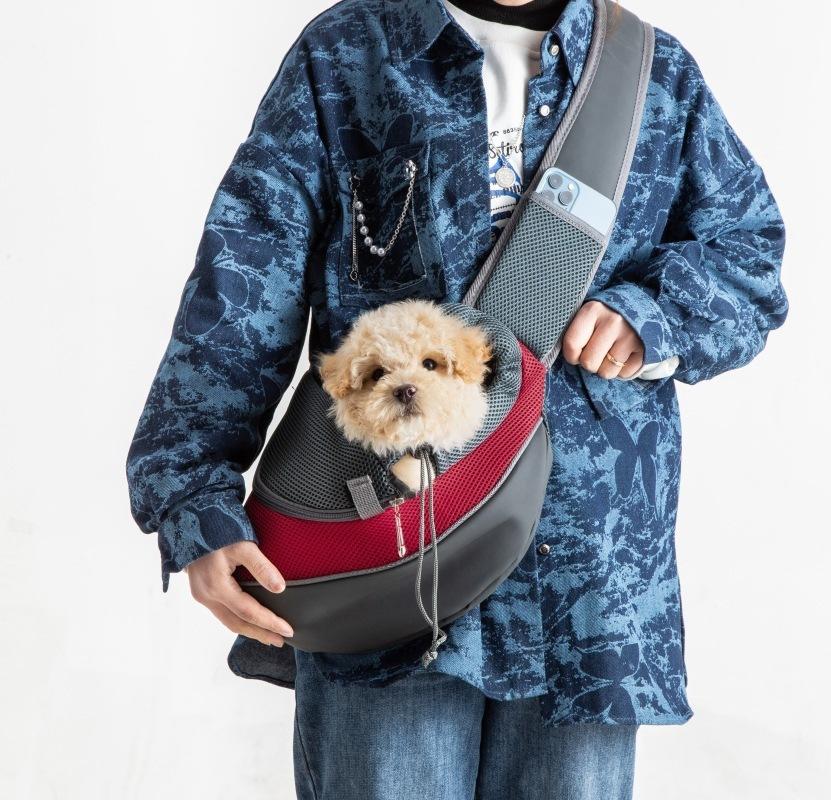 pet backpack carrier portable breathable puppy bag ultra light bag crossbody shoulder small pet bag