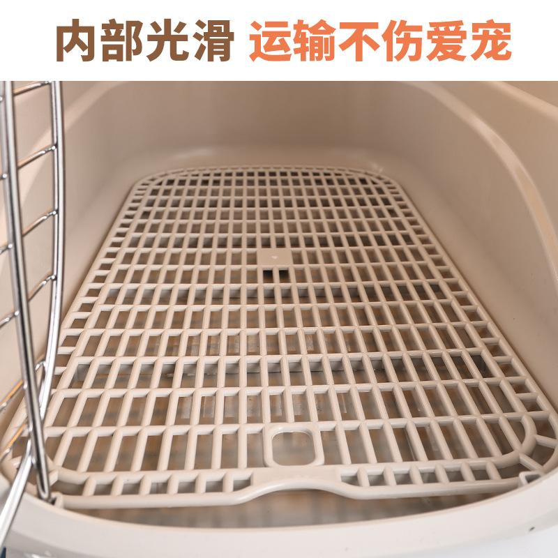 Cat Pet Air Box Portable Plastic Pet Box Small and Medium-Sized Pet Carrying Box Removable Pet Nest Specification drawing