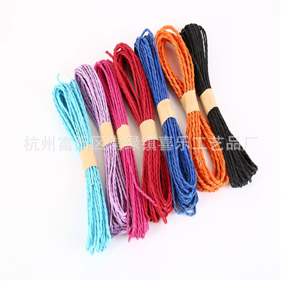 3.5mm Color Thick Paper Rope Toy Rope Bandage Rope DIY Material 10 M Specification drawing