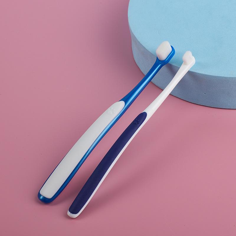 New Pet Toothbrush Pet Cat Dog Rabbit Hamster Animal Toothbrush Soft Hair Pet Shop Foreign Trade Wholesale Delivery