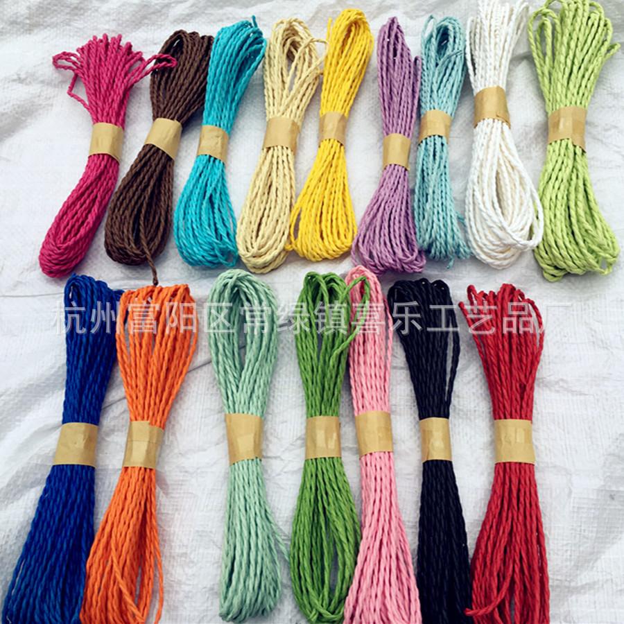 3.5mm Color Thick Paper Rope Toy Rope Bandage Rope DIY Material 10 M full figure