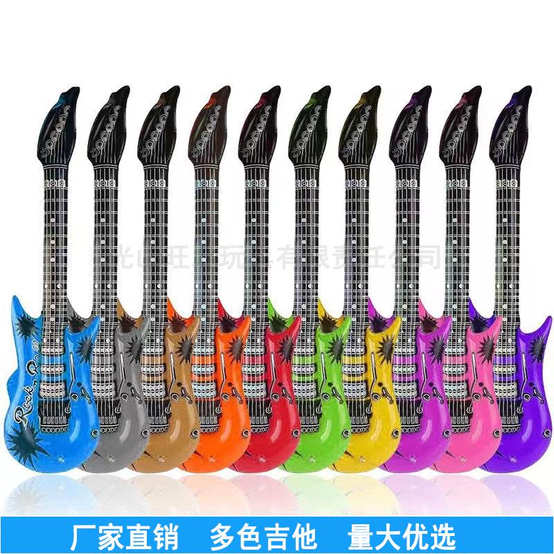 Factory in Sto PV Inftable C90 Guitar 55 Guitar European and American Party Toys Entertainment Interactive Props Music Toys