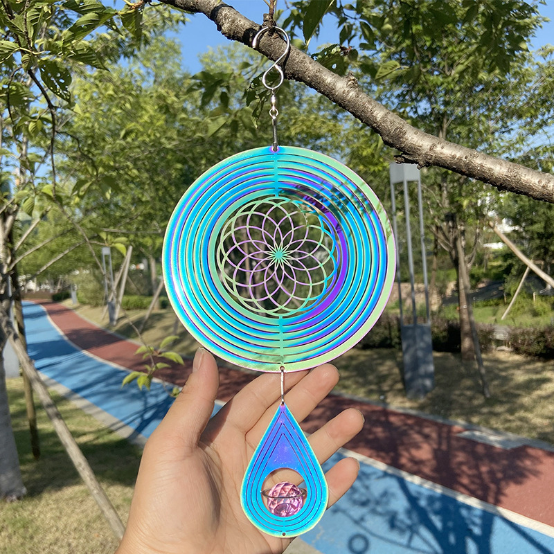 风铃/曼陀罗风铃/工艺品/情曼陀罗风铃/创意饰品白底实物图