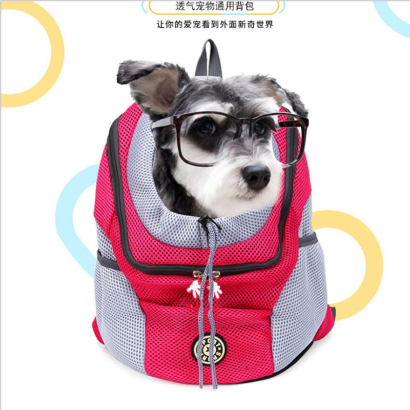 pet backpack dog backpack chest bag portable travel breathable dog bag pet supplies backpack cat