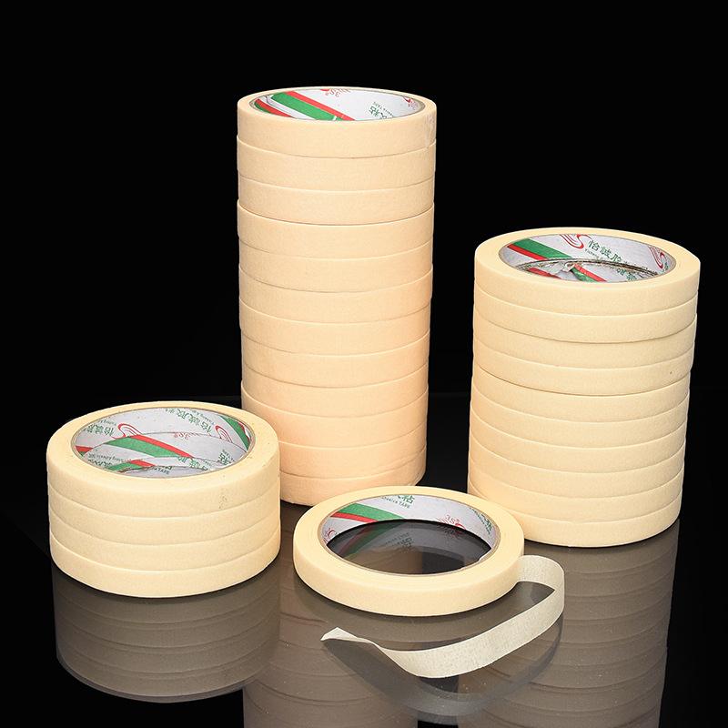 white masking paper tape beige beauty seam spray paint can be written easy to tear high adhesive color separation paper decoration tape paper full box full figure
