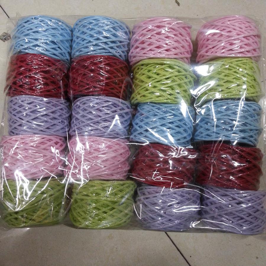 Factory in Stock Wholesale Rolls of Various Specifications Single Stock Paper String Customized Wholesale Crafted Paper Rope Paper String