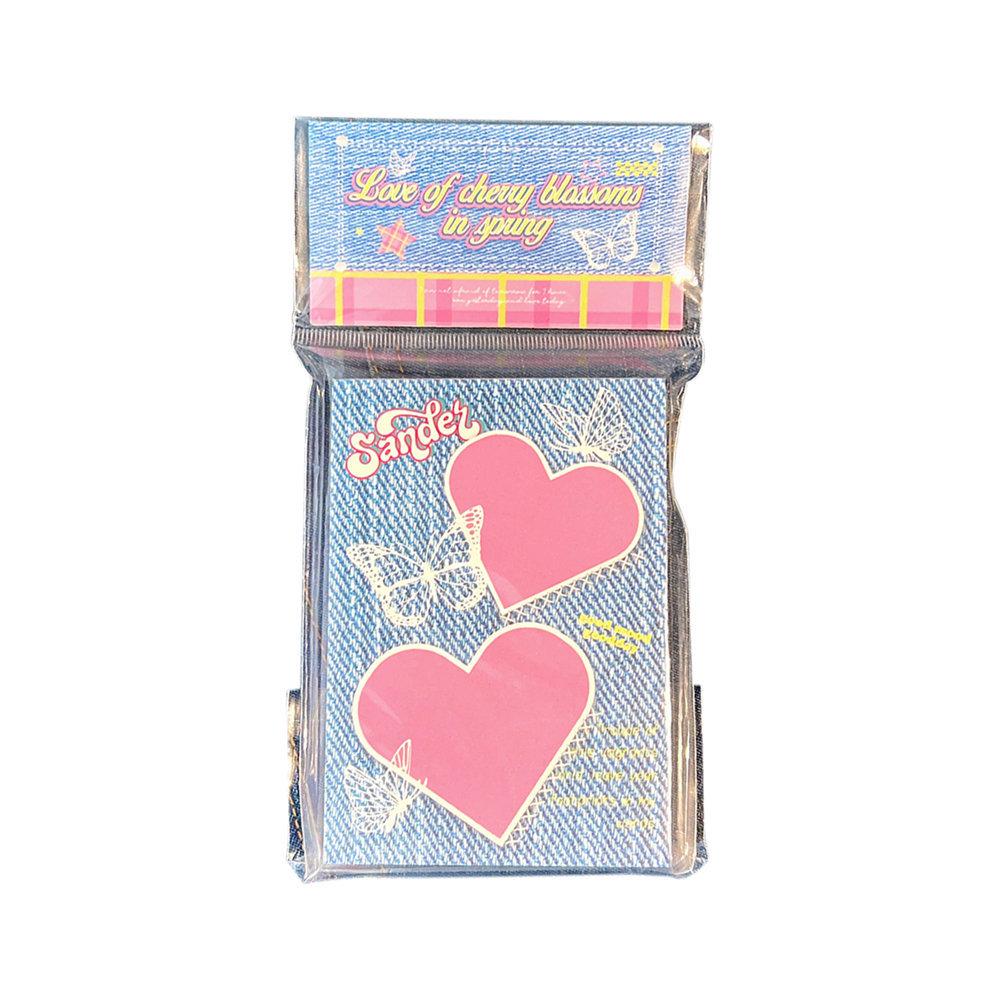 jack two three events series notepad ins korean style personality denim style note paper base material paper mamo pad Item Picture