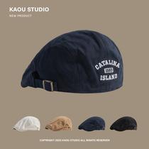 japanese style street trend anti-wear forward hat men and women hip hop yupi personality beret retro parent-child painter cap