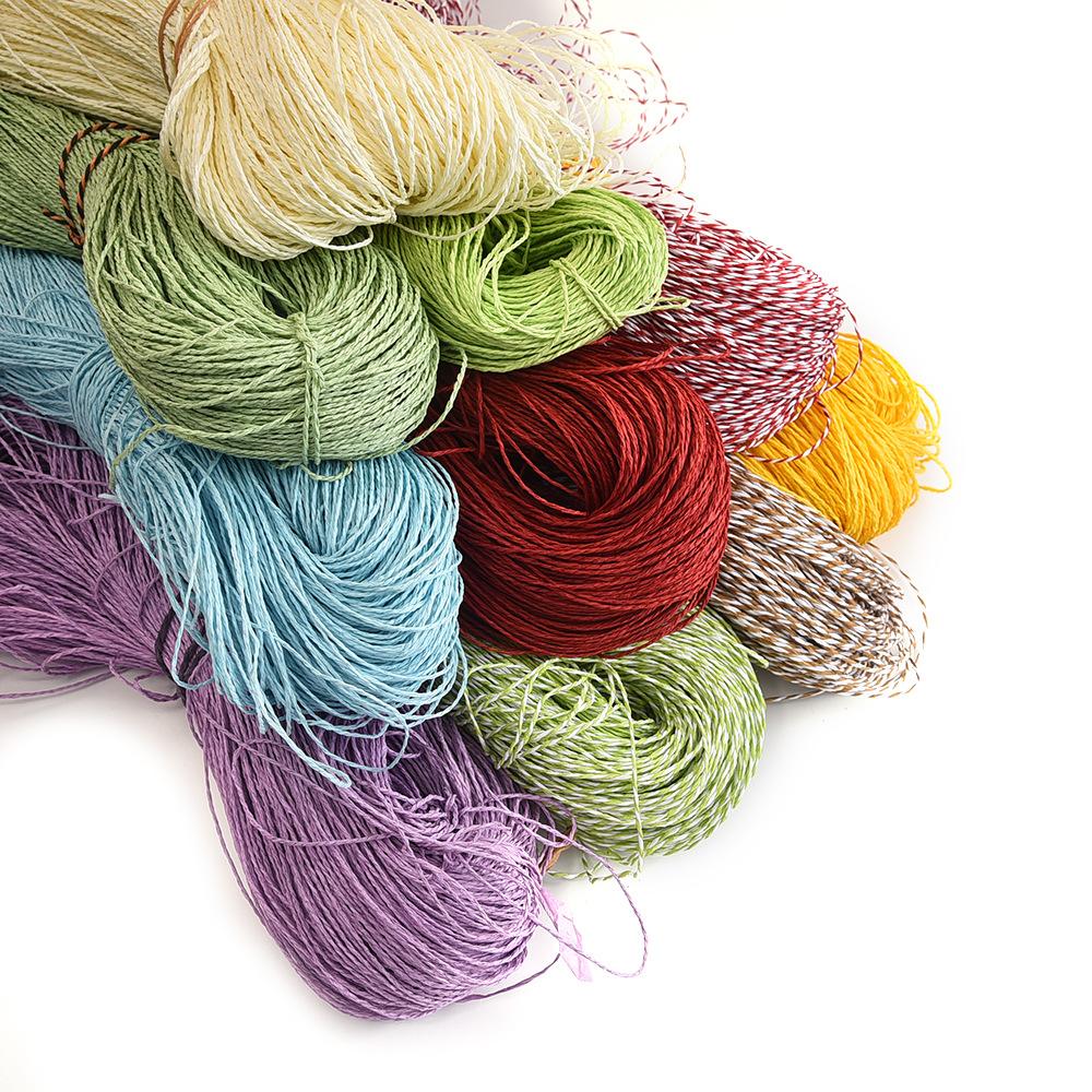 handmade diy paper string 1.5 double strand kraft twine tag rope flowers gift birthday cake packaging rope wholesale Specification drawing