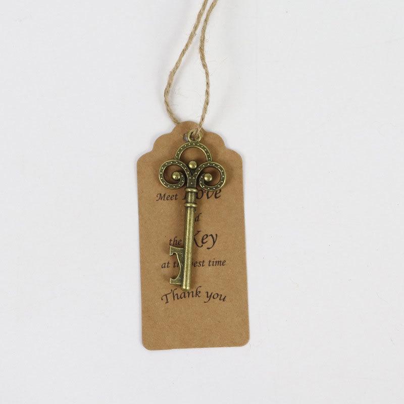 vintage beer bottle opener pendant diy creative wedding party gathering gift key ring pendant details Picture