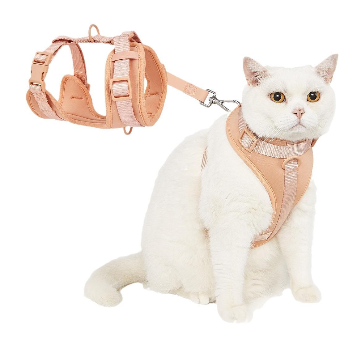 pet harness vest-style small and medium-sized dogs dog rope leash chest and back reflective dog chain anti breaking loose dog leash Item Picture