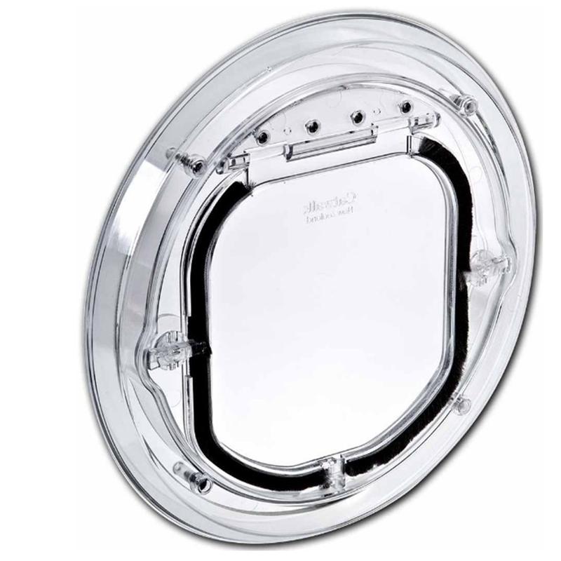 Transparent Cat Door Isolation Household Pet Supplies Cat Door Hole Dog Access Door Controllable Direction Pet Door Cat Kennel