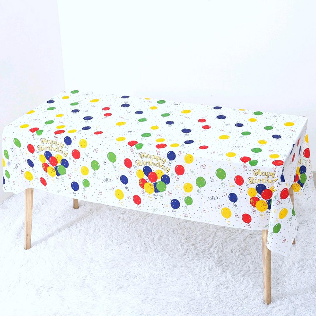 disposable peva tablecloth children's cartoon tablecloth birthday party thickened waterproof plastic tablecloth for foreign trade Application Scenario
