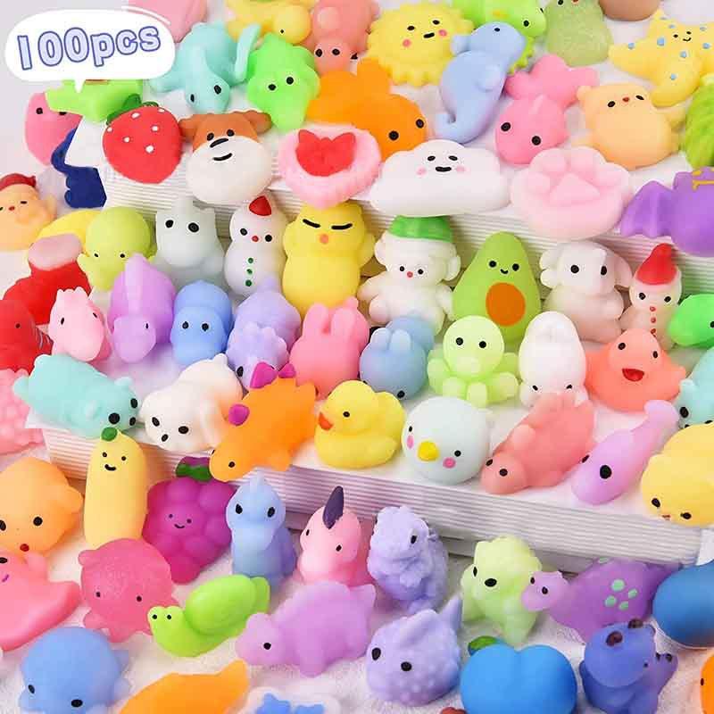 Novelty Capsule Toy Blind Box Cute Soft Rubber Ball Squeezing Toy Animal Decompression Vent Toy Creative Children Hot Sale Cute Pet