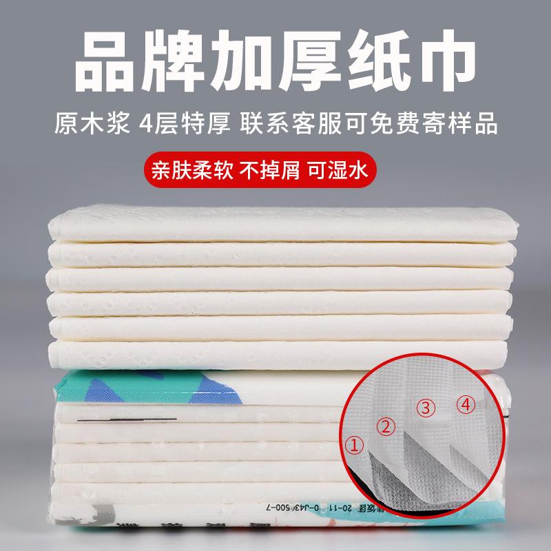 mini handkerchief paper customized small bag tissue customized advertising sharing tissue restaurant napkin printed logo Application Scenario