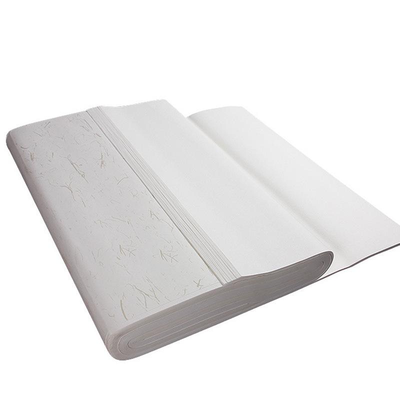 xuan paper medium raw anhui xuan paper wholesale thickened four feet back to back three open four open calligraphy paper manufacturer chinese rice paper processed rice paper Item Picture