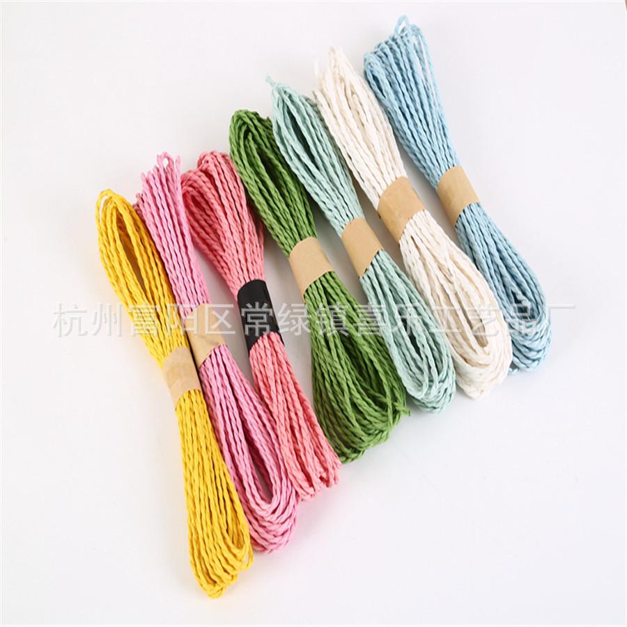 3.5mm Color Thick Paper Rope Toy Rope Bandage Rope DIY Material 10 M Application Scenario