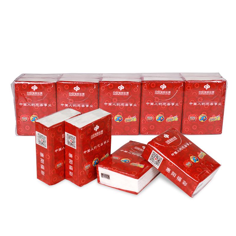 mini handkerchief paper customized small bag tissue customized advertising sharing tissue restaurant napkin printed logo Item Picture