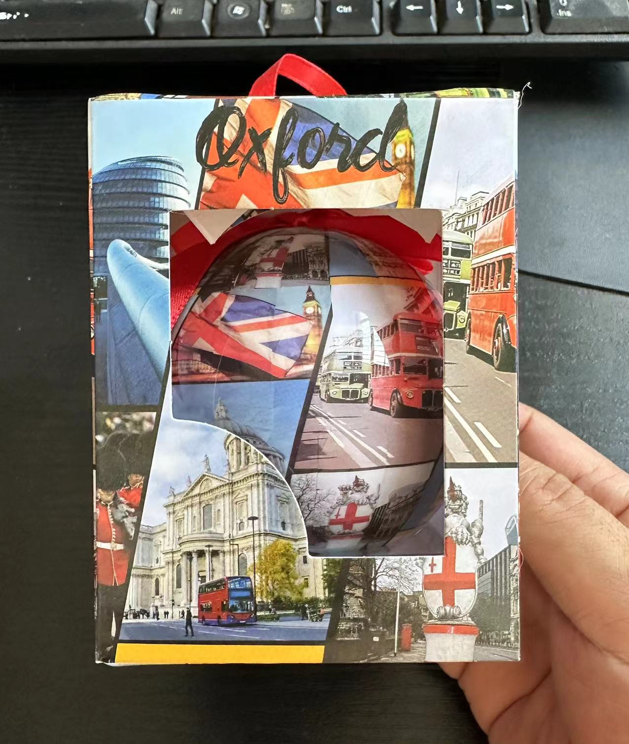 圆形塑料工艺品圣诞礼品球旅游纪念球挂件详情图13