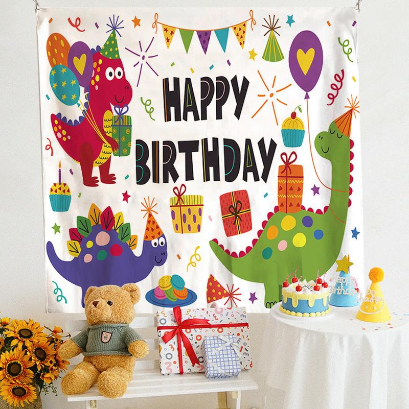 birthday party decorative tapestry photograph background cloth ins hanging cloth children's meeting scene layout background wall photo Specification drawing