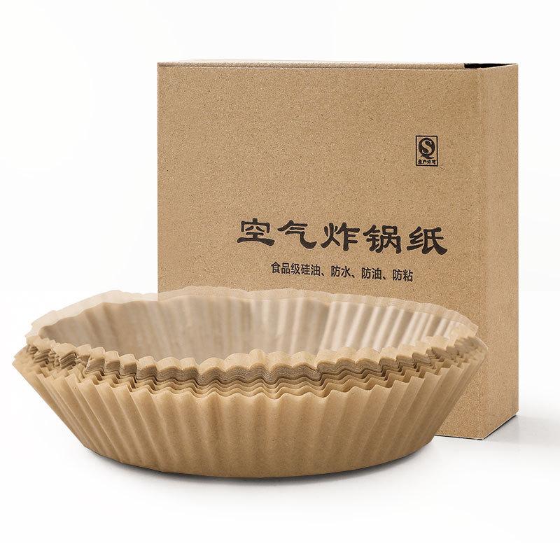 air fryer paper air fryer special paper tray silicone oil kitchen household oil absorption barbecue baking special paper Item Picture