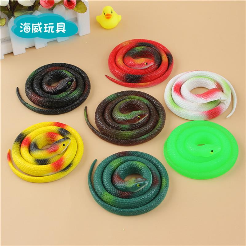 玩具蛇整蛊儿童玩具仿真假蛇软胶蛇义乌地摊货源批发圆头蛇眼镜蛇