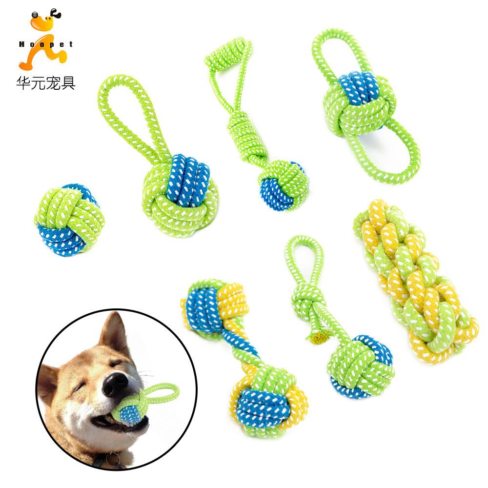 dog dog chewing rope pet teddy bends and hitches in stock wholesale toy ball bends and hitches pet toys pet supplies full figure