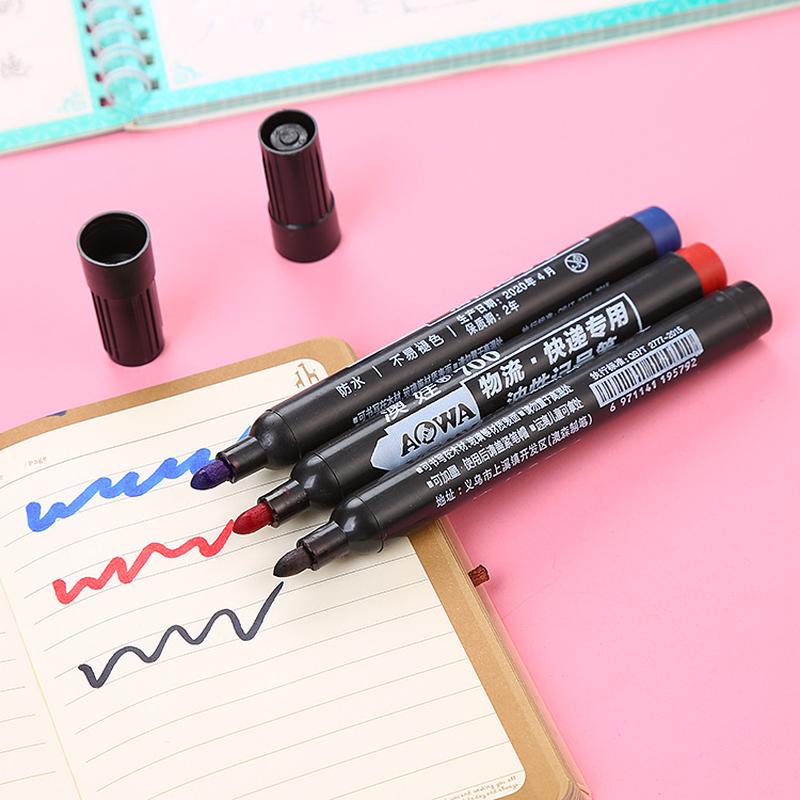 marking pen thickened 700 quick-drying oily mark marker waterproof logistics permanent marker black red blue marker pen