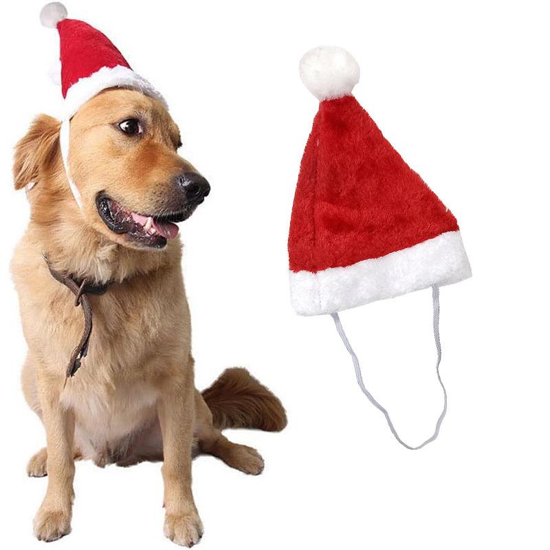 pet christmas hat dog hat christmas hat son mini christmas hat christmas hat 2024 cross-border christmas pet decorations