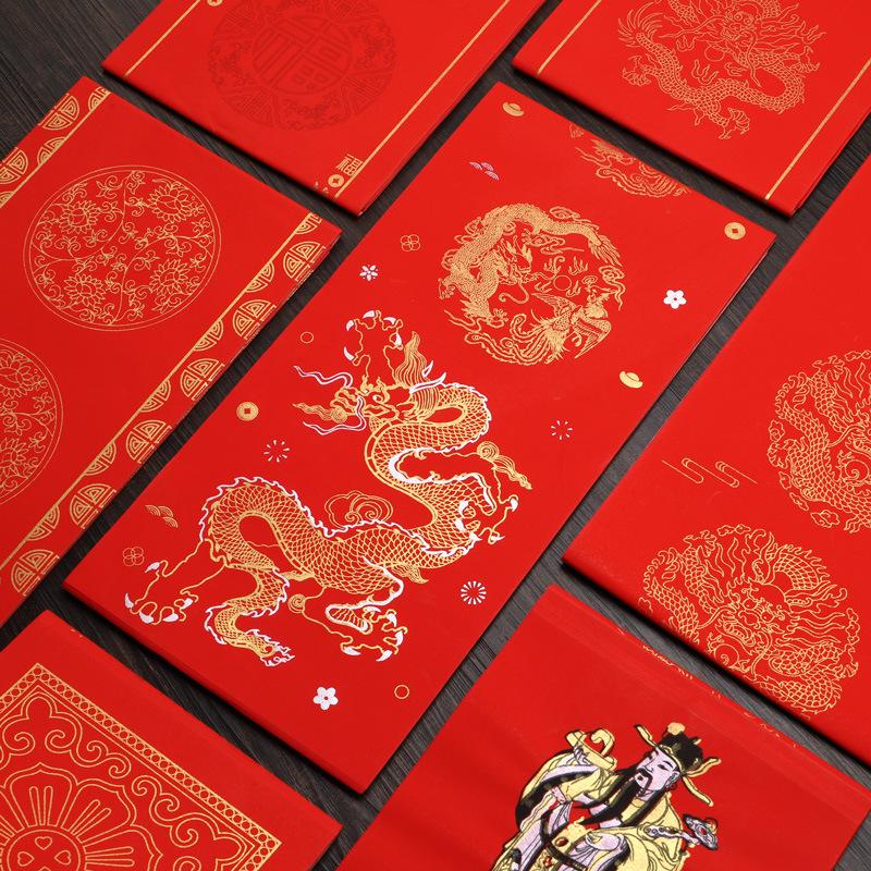 wannianhong waxed xuan paper couplet thickened blank handwriting spring couplet paper special paper gold-sprinkling red paper factory in stock Specification drawing