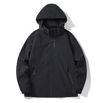 shell jacket men's 2024 spring and autumn workwear outdoor jacket men's windproof waterproof overalls sports jacket women