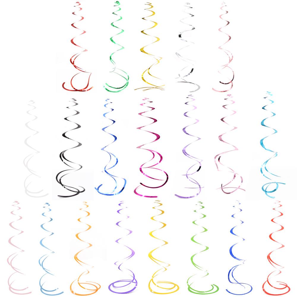 vortex wind spiral hanging decoration wedding birthday party on-site decoration hanging decoration wall decoration hanging sequin hanging decoration