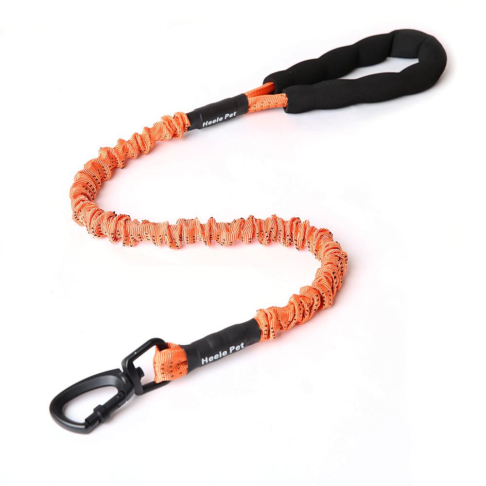 dog elastic hand holding rope large dog traction belt chest and back wear-resistant bite-resistant pet high elastic tension dog leash Specification drawing