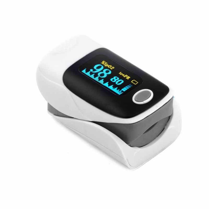 oled blood oxygen machine finger clip-on pulse heart rate measurement oximeter blood oxygen saturation monitor household cross-border