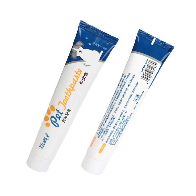 pet toothpaste toothbrush dog dog  m teeth cleaning dog  finger stall kitten puppy disposable toothbrush toothpaste set Application Scenario