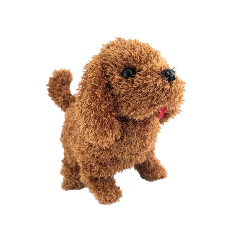 plush electric puppy simulation pet dog walking poodle children amazon cross-border call the toy dog Item Picture