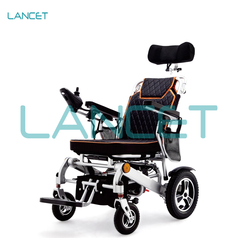 Silla de ruedas eléctrica scooter eléctrico silla geriátrica scooter para personas mayores silla de ruedas plegable de larga duración silla de ruedas ligera quad scooter wheelchair pic 4