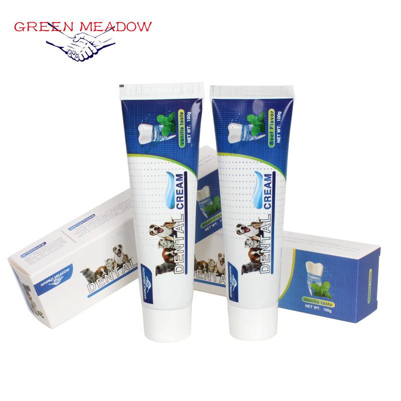 pet toothpaste toothbrush dog dog  m teeth cleaning dog  finger stall kitten puppy disposable toothbrush toothpaste set Specification drawing