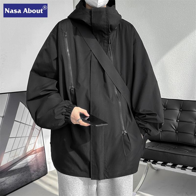 NASA Outdoor Jacket Coat Men's Spring and Autumn 2023 New Fashion Brand American Functional Workwear High Sense Clothes Jacket