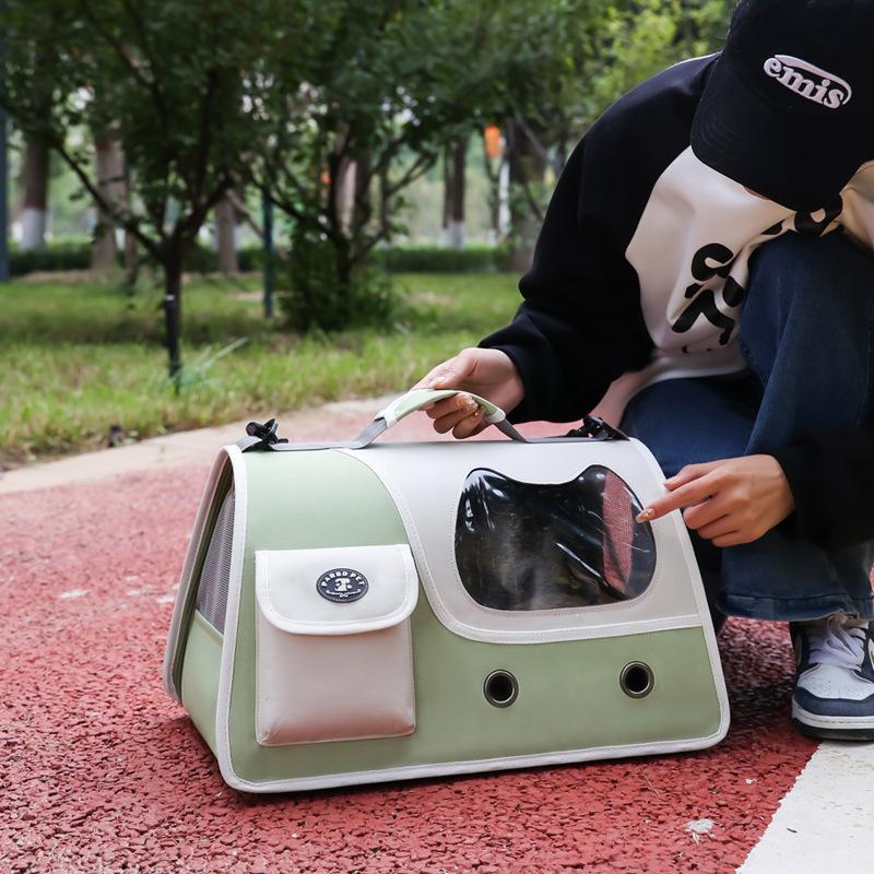 pet bag bag portable carrying cage portable dog bag large capacity pet backpack wholesale