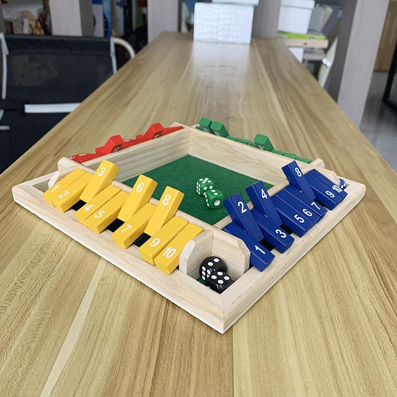 four-sided flip game digital game toy children's parent-child board game bar party leisure gambling game