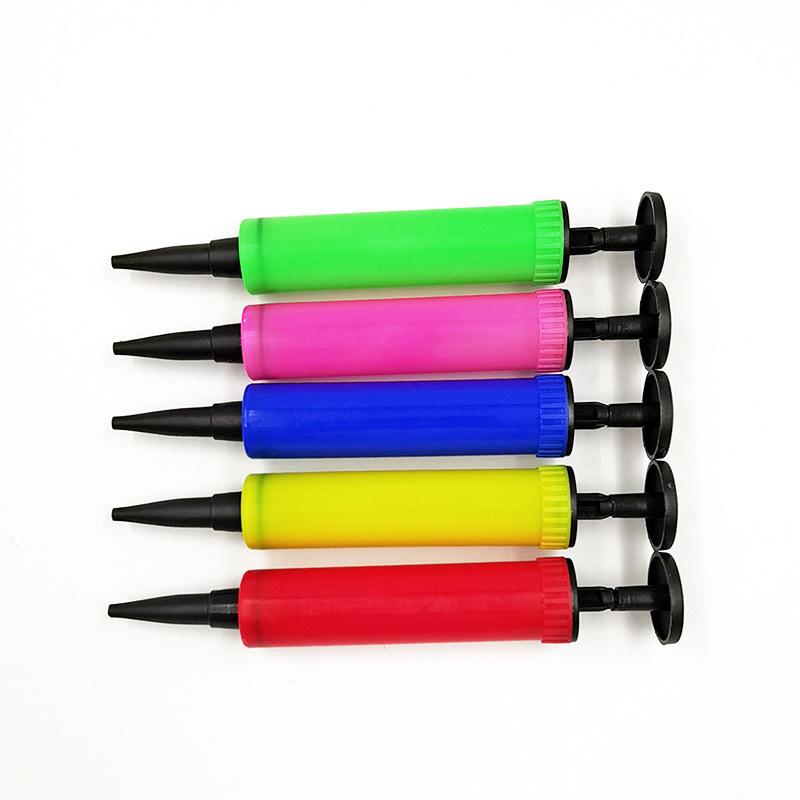 supply wholesale mini pump portable hand push pump inftable pump party decoration balloon pump full figure