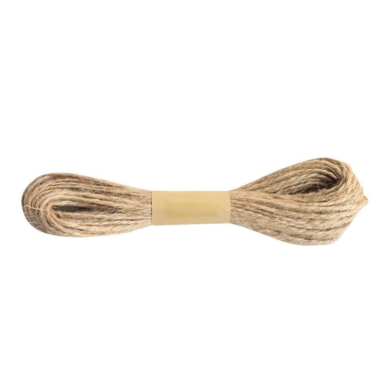 kraft paper jute rope wholesale christmas decoration binding hemp rope handmade fine hemp thread multi-specification diy decorative rope 3mm Item Picture